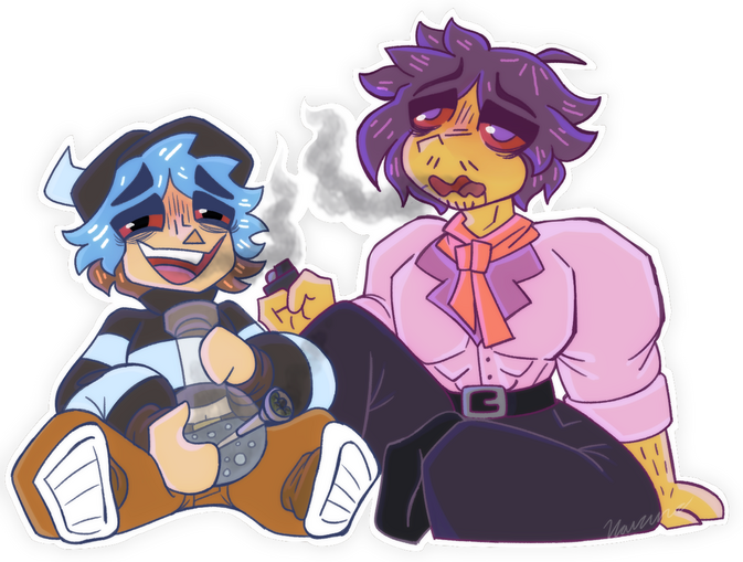 Smoking Snuggy and Soro