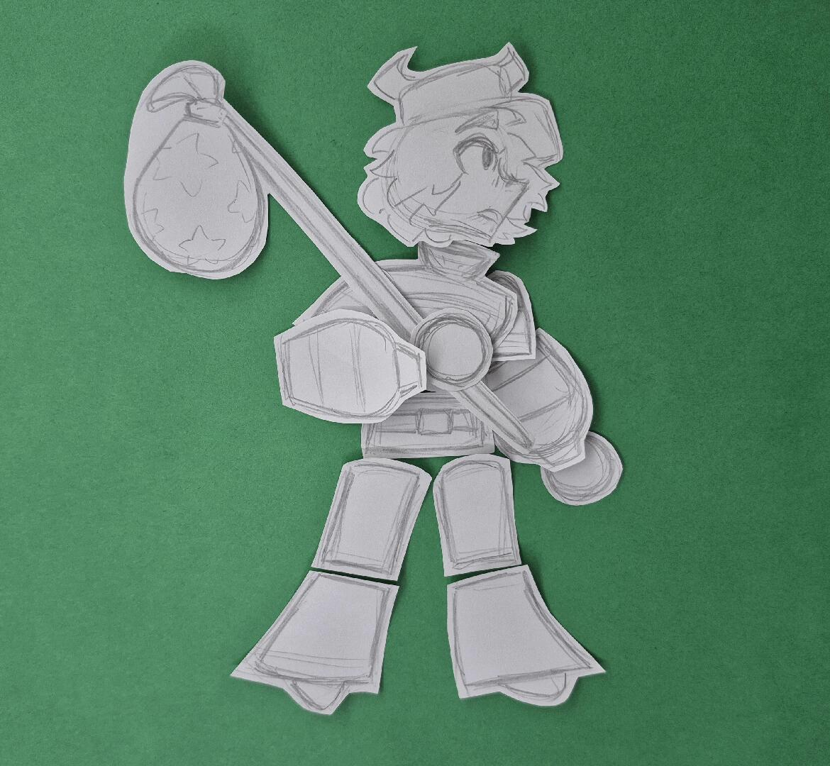 Paper Animation Walk Cycle